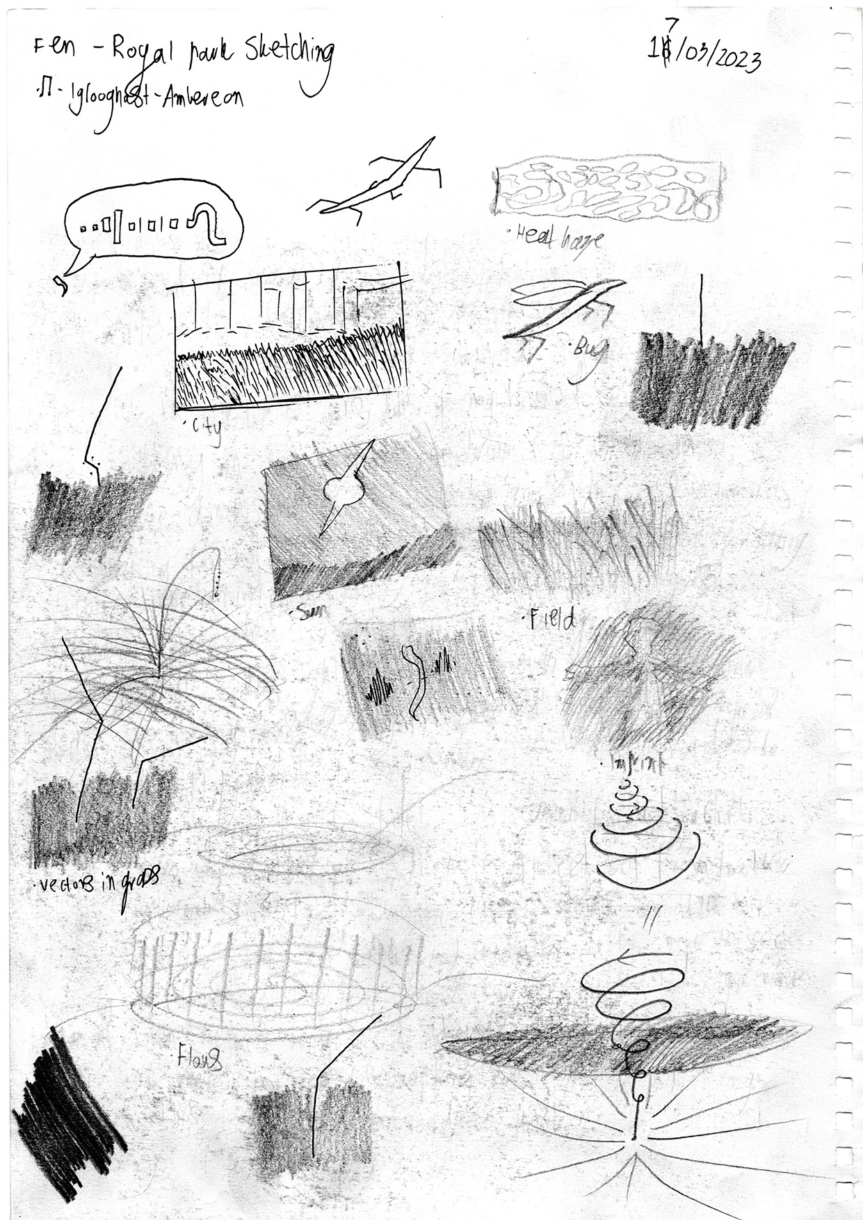 Scanned Page of Abstract Drawings